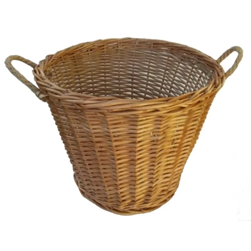 Cos depozitare/colectare cu doua manere-din rachita -KR-341