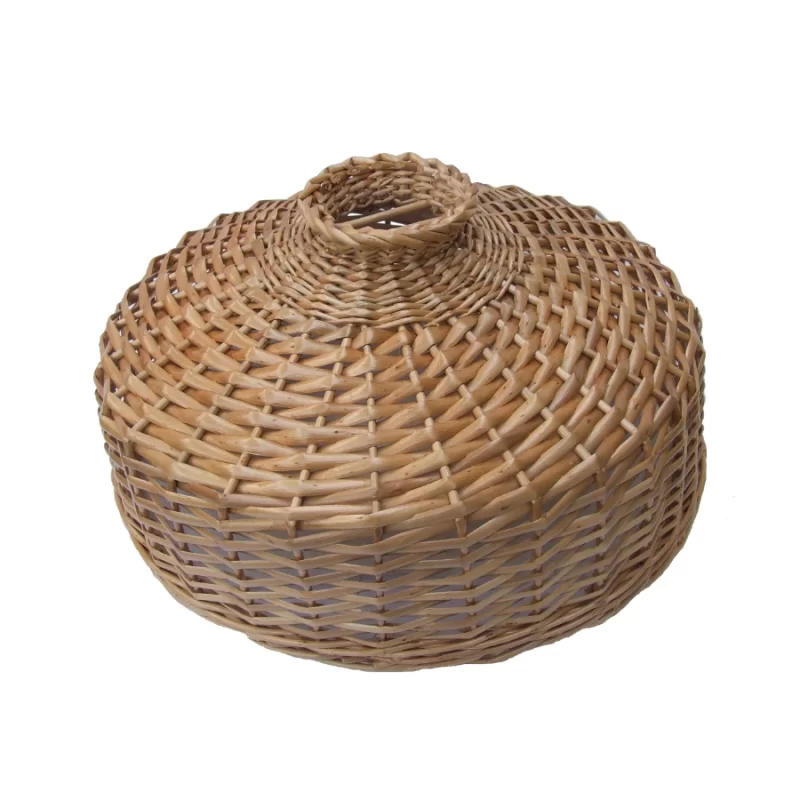 Abajur natur Rustic mediu -impletit din rachita - KR-3044